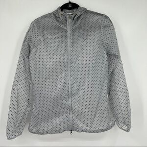 Nike Vapor Cyclone Packable Running  Jacket Women's Black Gray Weather Resistant